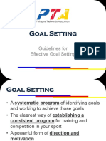 Guidelines For Effective Goal Setting