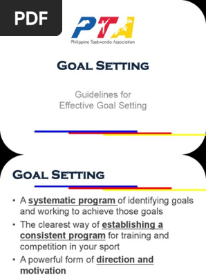 Goal Setting