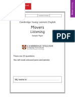 Movers Sample Papers Volume 2 Páginas 3 9,14 27