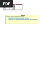 Nested If Function Practice Tasks