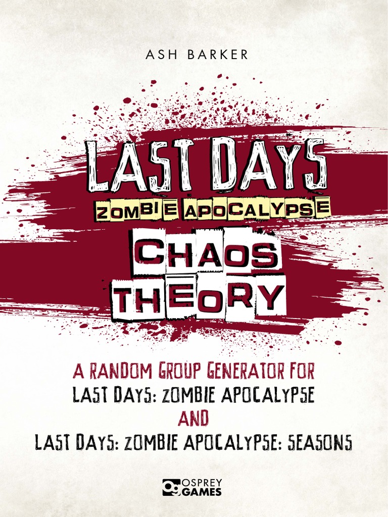 Last Days Zombie Apocalypse - Chaos Theory | PDF | Shotgun | Rifle