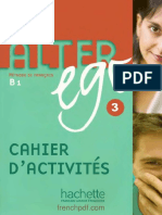 Cahier D'activités Alter Ego 3 Méthode de Français B1