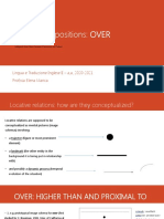 Locative Prepositions OVER