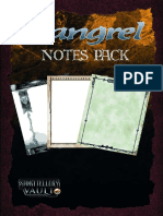 Gangrel Notes Pack - VtM