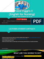 Bahasa Inggris II (English For Nursing) : Lecturer: Deni Abdillah. M, M. PD