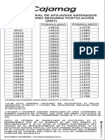 Aviso Periodico 95 X 20 Segunda Asignacion de Vivienda Urbana Cajamag 2021