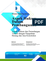 Modul 3 Aspek Hukum