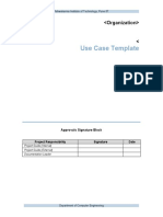 Use Case Template