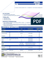 PVDC Coated Pet Film Spo: Technical Information