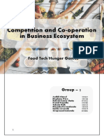 Competition and Co-Operation in Business Ecosystem: Food Tech Hunger Games
