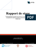 Rapport de stage Charpente