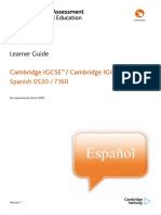 Learner Guide: Cambridge IGCSE / Cambridge IGCSE (9-1) Spanish 0530 / 7160