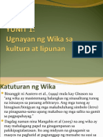 6 Wika at Lipunan