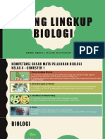 Ruang Lingkup Biologi