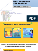 ORIENTASI POSYANDU DI MASA PANDEMI PKM WATES