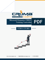 Croma Campus - Microsoft Dynamics CRM Functional Training Curriculum