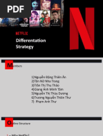 Group 6 - Netflix Differentiation Strategy