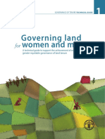 Governing Land Women and Men