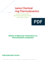 Advance Chemical Engineering Thermodynamics