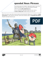 Vikings Expanded Noun Phrases Activity Sheet