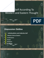 The Self According To Western and Eastern Thought