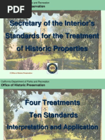 Secretary of the Interior Interior’s Standards for the Treatment of Historic Properties