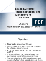 Database Systems: Design, Implementation, and Management: Normalization of Database Tables