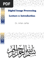 Digital Image Processing Lecture 1: Introduction