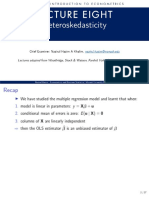 ETW2510 Lecture 8 Heteroskedasticity