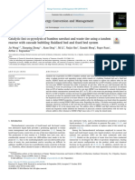 Catalytic Fast Co-Pyrolysis of Bamboo Sawdust and Waste Tire Using A Tandem Reactor With Cascade Bubbling Fluidized Bed and Fixed Bed System