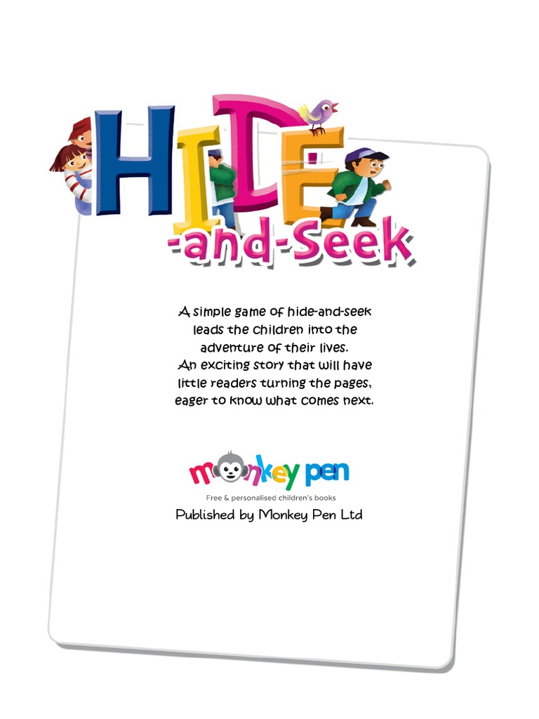 001 HIDE and SEEK Free Childrens Book by Monkey Pen 2 2 | PDF