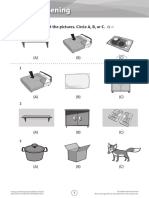 Listening: Listen and Look at The Pictures. Circle A, B, or C