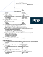 FILIPINO 8 Summative Test 2