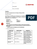 Cotizacion Mapfre Pro Desarrollo Apurimac Agosto