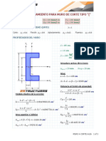 Predimensionamiento para Muro de Corte Tipo " (": Factores de Segudidad (LRFD)