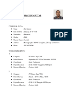 Curriculum Vitae: Personal Data