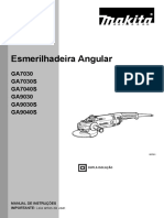 Esmerilhadeira Angular GA7030/GA7040S/GA9030/GA9040S