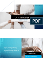 CV Construction Guidelines