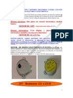 Comparativa Motor Giratorio Microondas