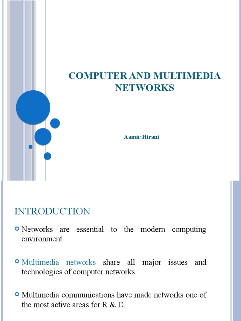 Computer and Multimedia Networks | PDF | Osi Model | Transmission ...