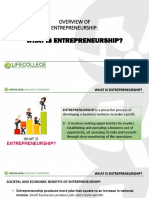 What Is Entrepreneurship