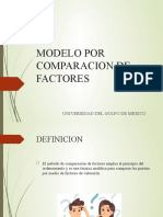 Modelo Por Comparacion de Factores