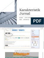 Karakteristik Jurnal