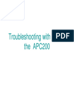 Troubleshooting With Help of The APC200