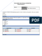 Capacitor in Series and Parallel Connection General Physics 2