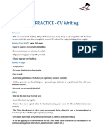CV Best Practice