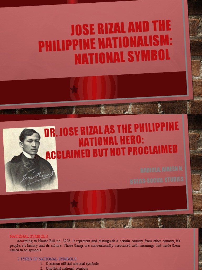 Rizal: Unofficial National Hero of PH | PDF | Philippines