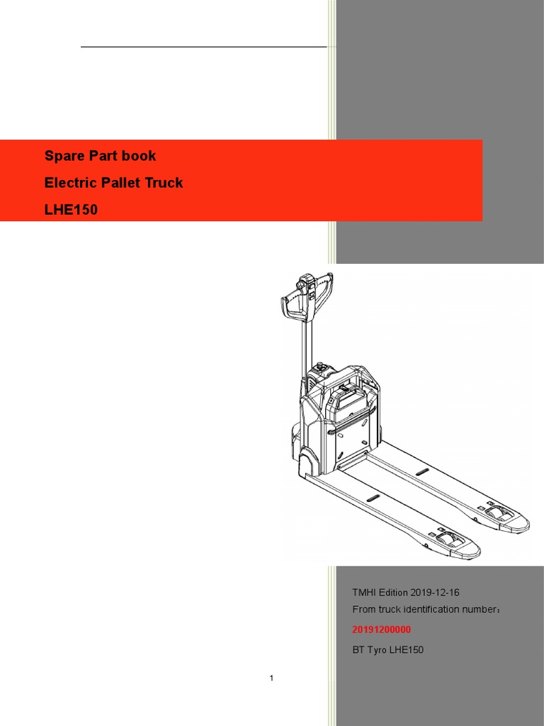 BT Tyro LHE150 Spare Parts Catalogue | PDF | Screw | Axle