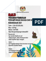 Buku Program Perkampungan Bahasa KPM 2021