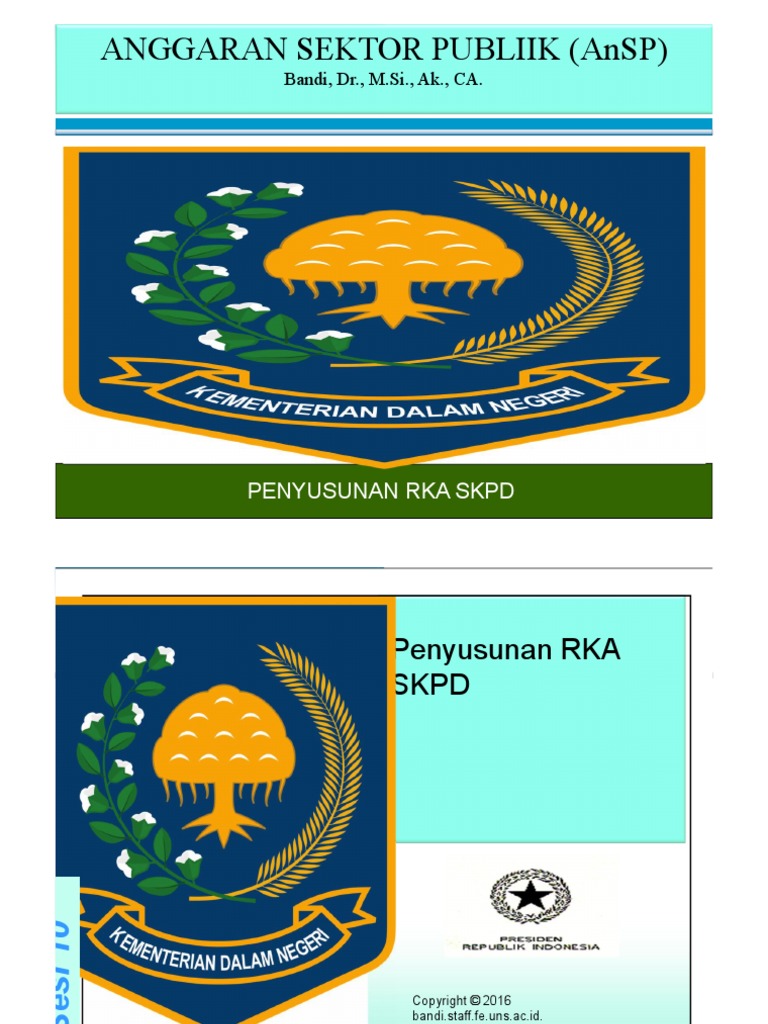 10 Apbd Penyusunan Rka SKPD 1 | PDF